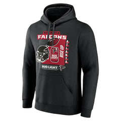 Atlanta Falcons Bud Light Pullover Hoodie Black