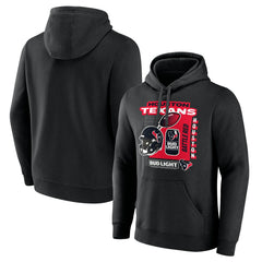 Houston Texans Bud Light Pullover Hoodie Black