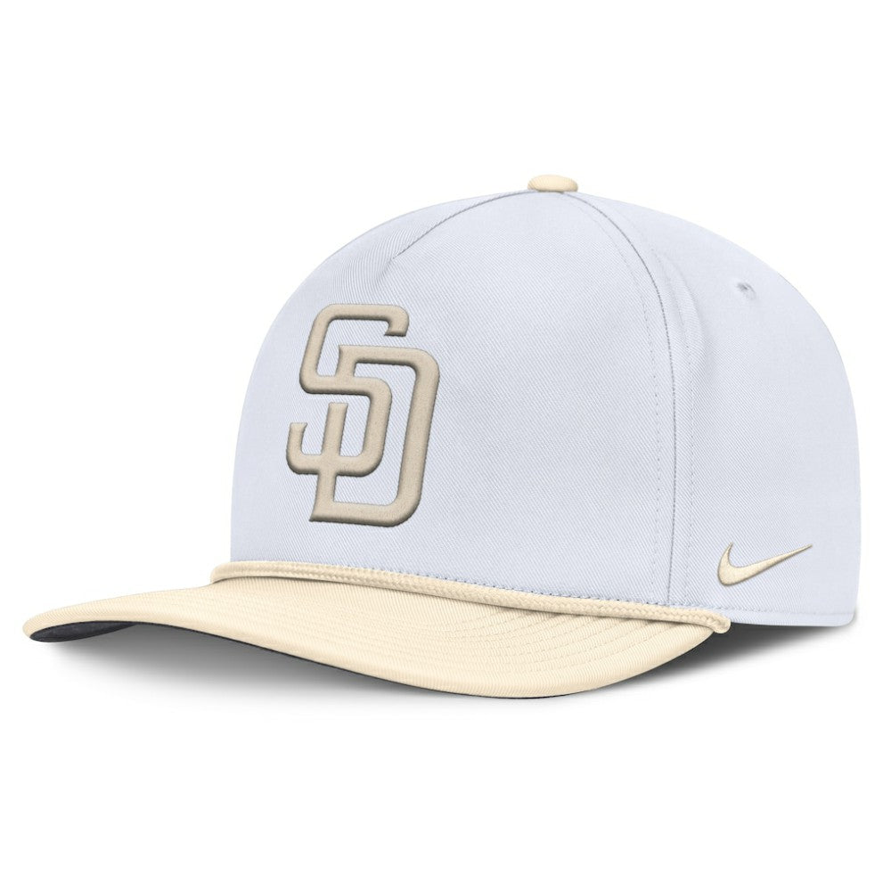 San Diego Padres Nike Pro Performance Snapback Hat - White/Cream - Nike Lifestyle