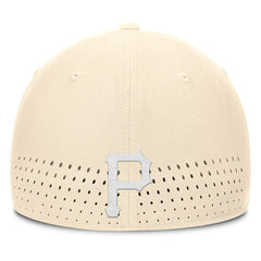 Pittsburgh Pirates Nike Rise Performance Flex Hat - Cream - Nike Lifestyle