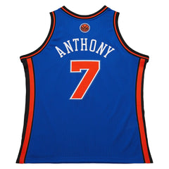 Carmelo Anthony New York Knicks 2010/11 Hardwood Classics Authentic Jersey Blue | Mitchell & Ness discount