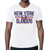 New York Islanders Starter Mesh Look Team Name T-Shirt - White - NHL 202296558