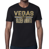 Vegas Golden Knights Starter Mesh Look Team Name T-Shirt - Black - NHL 202296563