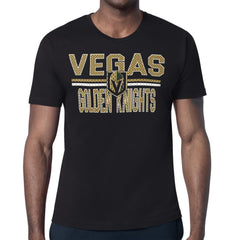 Vegas Golden Knights Starter Mesh Look Team Name T-Shirt - Black - NHL 202296563