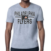 Philadelphia Flyers Starter Mesh Look Team Name T-Shirt - Heather Gray - NHL 202296568