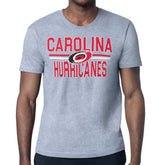 Carolina Hurricanes Starter Mesh Look Team Name T-Shirt - Heather Gray - NHL 202296579