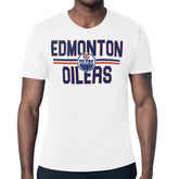 Edmonton Oilers Starter Mesh Look Team Name T-Shirt - White - NHL 202296582