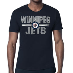 Winnipeg Jets Starter Mesh Look Team Name T-Shirt - Navy - NHL 202296584