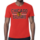 Chicago Blackhawks Starter Mesh Look Team Name T-Shirt - Red - NHL 202296591