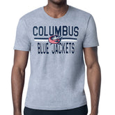Columbus Blue Jackets Starter Mesh Look Team Name T-Shirt - Heather Gray - NHL 202296593
