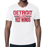 Detroit Red Wings Starter Mesh Look Team Name T-Shirt - White - NHL 202296598