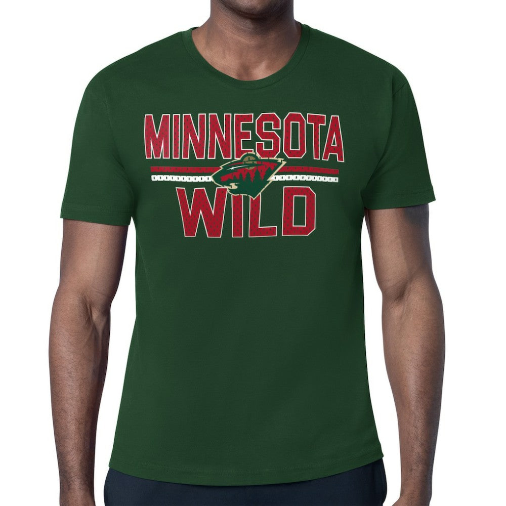 Minnesota Wild Starter Mesh Look Team Name T-Shirt - Green - NHL 202296607