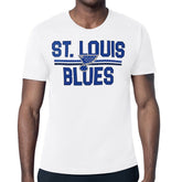St. Louis Blues Starter Mesh Look Team Name T-Shirt - White - NHL 202296625