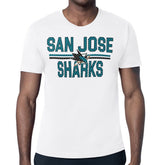 San Jose Sharks Starter Mesh Look Team Name T-Shirt - White - NHL 202296627