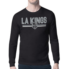 Los Angeles Kings Starter Mesh Look Team Name Long Sleeve T-Shirt - Black - NHL 202296663