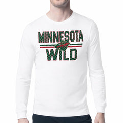 Minnesota Wild Starter Mesh Look Team Name Long Sleeve T-Shirt - White - NHL 202296675