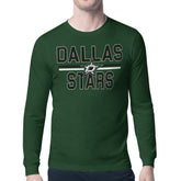 Dallas Stars Starter Mesh Look Team Name Long Sleeve T-Shirt - Green - NHL 202296703