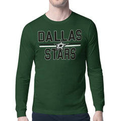 Dallas Stars Starter Mesh Look Team Name Long Sleeve T-Shirt - Green - NHL 202296703