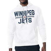 Winnipeg Jets Starter Mesh Look Team Name Logo Tri-Blend Pullover Hoodie - White - NHL 202296754
