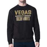 Vegas Golden Knights Starter Mesh Look Team Name Logo Pullover Sweatshirt - Black - NHL 202296900