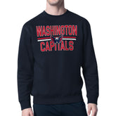 Washington Capitals Starter Mesh Look Team Name Logo Pullover Sweatshirt - Navy - NHL 202296915