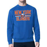 New York Islanders Starter Mesh Look Team Name Logo Pullover Sweatshirt - Blue - NHL 202296922