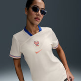 France Women's National Team Women's 2025/26 Away Replica Jersey Cream - Nike