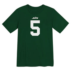 Nike Garrett Wilson New York Jets Preschool Player Name & Number T-Shirt Green