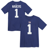 Nike Malik Nabers New York Giants Preschool Name & Number T-Shirt Royal