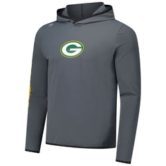 Green Bay Packers Greyson Clothiers Colorado Long Sleeve Hoodie T-Shirt Charcoal