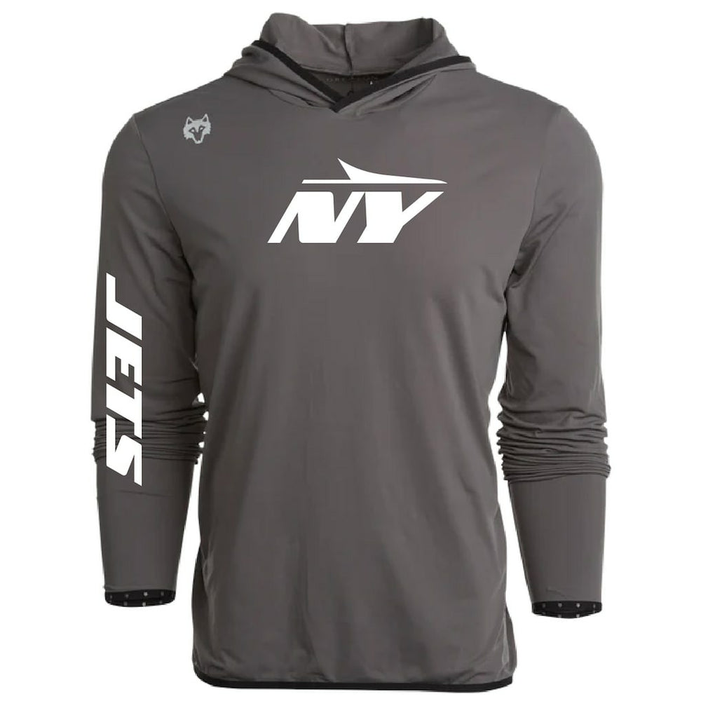 New York Jets Greyson Clothiers Colorado Long Sleeve Hoodie T-Shirt Gray