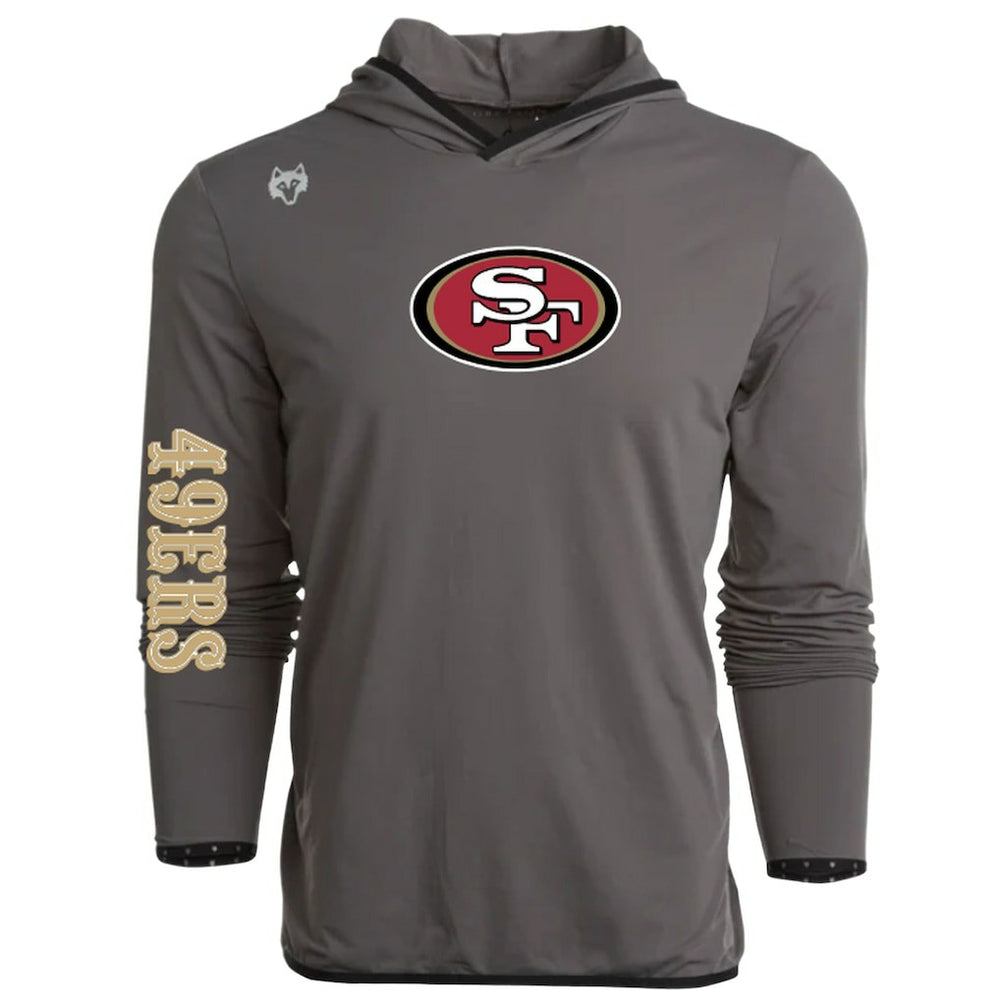 San Francisco 49ers Greyson Clothiers Colorado Long Sleeve Hoodie T-Shirt Gray
