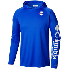 Philadelphia Phillies Columbia Omni-Wick Terminal Tackle Raglan Long Sleeve Hoodie T-Shirt - Royal - Columbia Discount