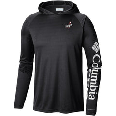 Los Angeles Dodgers Columbia Omni-Wick Terminal Tackle Raglan Long Sleeve Hoodie T-Shirt - Black - Columbia Discount