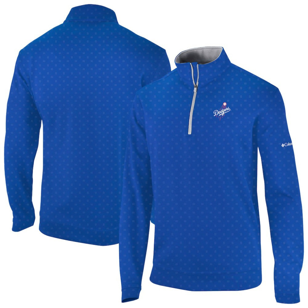Los Angeles Dodgers Columbia Wickham Hills Omni-Wick Quarter-Zip Jacket - Royal - Columbia Lifestyle