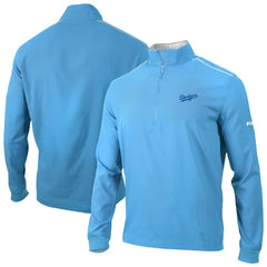 Los Angeles Dodgers Columbia Omni-Wick Bogey's Paradise Quarter-Zip Top - White - Columbia on Sale