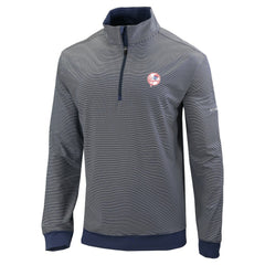New York Yankees Columbia Omni-Wick Even Lie Quarter-Zip Pullover Top - Navy - Columbia on Sale