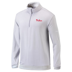 Philadelphia Phillies Columbia Omni-Wick Even Lie Quarter-Zip Pullover Top - Gray - Columbia Sale