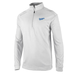 Los Angeles Dodgers Columbia Oakland Downs Omni-Wick Quarter-Zip Top - White - Columbia Lifestyle