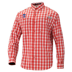 Philadelphia Phillies Columbia Super Slack Tide Omni-Wick Button-Up Shirt - Red - Columbia Online