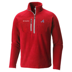 Atlanta Braves Columbia Fast Trek III Half-Zip Fleece Pullover - Red - Columbia Sale