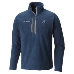 Atlanta Braves Columbia Fast Trek III Half-Zip Fleece Pullover - Navy - Columbia Discount