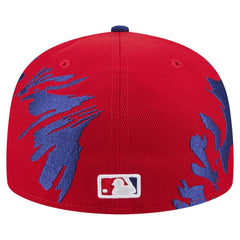Philadelphia Phillies New Era Retro Pattern 59FIFTY Fitted Hat - Red/Royal - New Era Discount