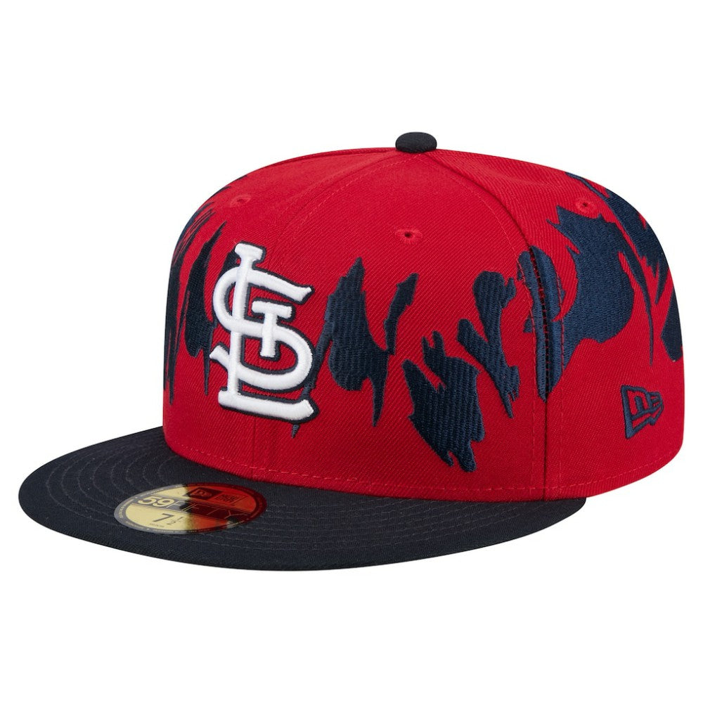St. Louis Cardinals New Era Retro Pattern 59FIFTY Fitted Hat - Red/Navy - New Era Online