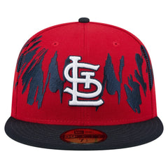 St. Louis Cardinals New Era Retro Pattern 59FIFTY Fitted Hat - Red/Navy - New Era Online