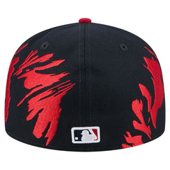 Boston Red Sox New Era Retro Pattern 59FIFTY Fitted Hat - Navy/Red - New Era Sale