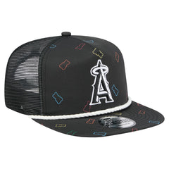 Los Angeles Angels New Era Gummy Golfer Trucker Adjustable Hat - Black - New Era Lifestyle