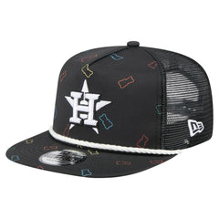 Houston Astros New Era Gummy Golfer Trucker Adjustable Hat - Black - New Era Online