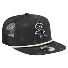 Chicago White Sox New Era Gummy Golfer Trucker Snapback Hat - Black - New Era Sale