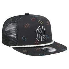 New York Yankees New Era Gummy Golfer Trucker Adjustable Hat - Black - New Era Online